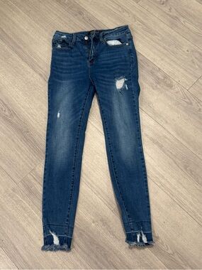 Judy Blue Distressed Skinny Jeans Size 7/28